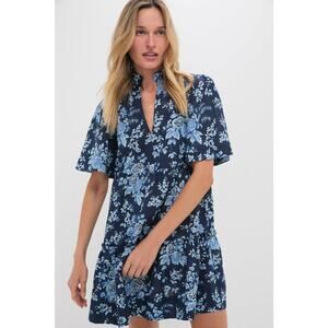 Tuckernuck Blue Floral Mini Dress